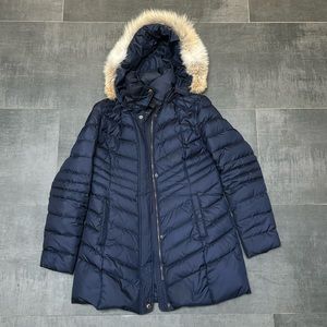 Marc New York Puffer Jacket and Fur Trim